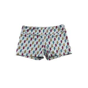 IABMFG Women's Lightening Bolt Crossfit Bootie Shorts - XL